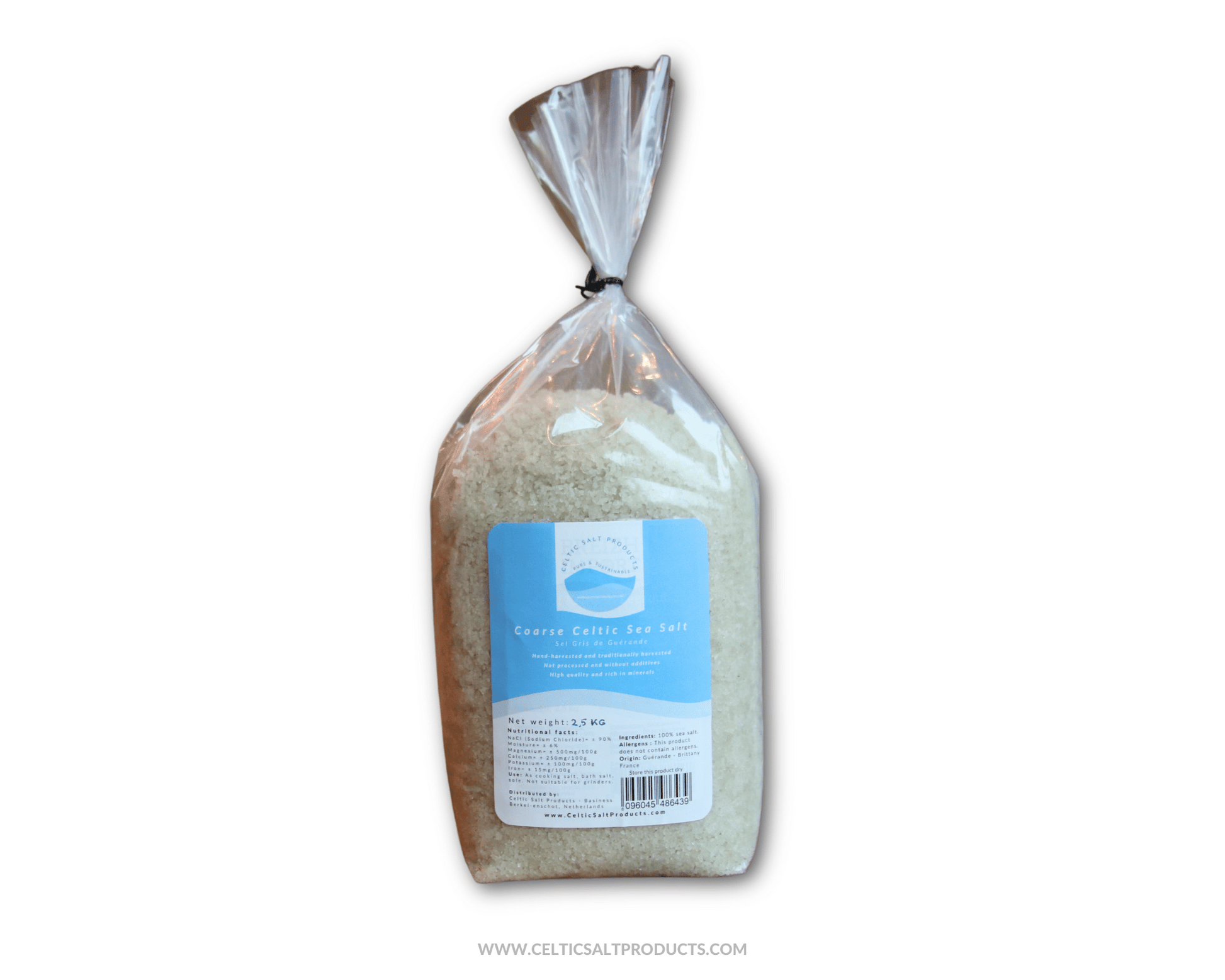 Coarse Celtic Sea Salt Organic 2.5kg